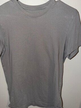 SKIMS Short Sleeve Crewneck T-Shirt Plain Basic Men's M Gray